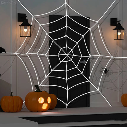 Halloween Spider Web Giant Stretchy Cobweb For Home Bar Haunted House Scary Prop Horror Yard Outdoor Halloween Party Decoration