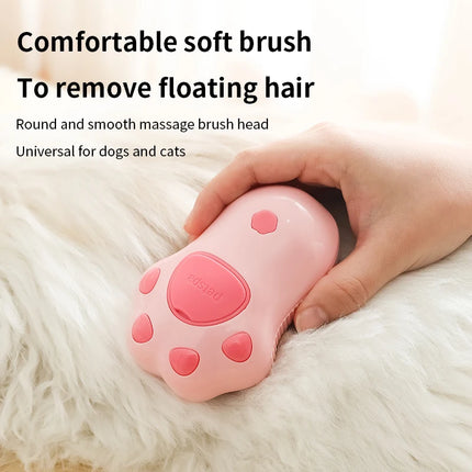 Cat Steamy Brush Dog Massage Comb Built-in Electric Water Spray Soft Silicone Pet Hair Removal Grooming Brush Cat Accessories