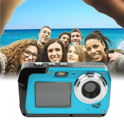 4K Underwater Digital Cameras Video Recorder 56mp Anti Shake Selfie IPS Dual Screens 10FT Waterproof For Snorkeling Swimming