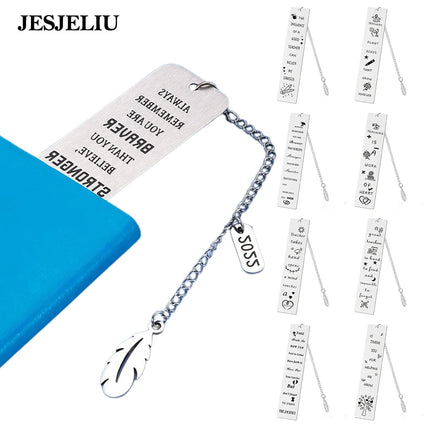 New Creative Metal Bookmark For Students  School Office Teacher Appreciation Gifts Stationary Reading Accessories Supplies