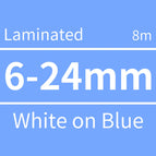 White on Blue / 12mm