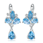 Swiss Blue Topaz / 925 Sterling Silver / United States