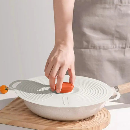 Silicone Fresh-keeping Lid Anti-spill Lid Dust-proof And Leak-proof Lid Kitchen Gadget Pot Lid Tableware Pot Lid Oil Cover Home