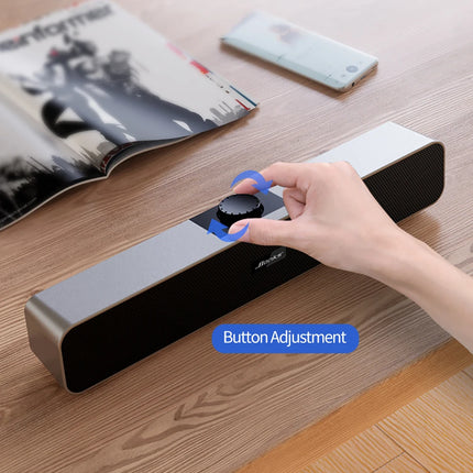 Home Theater Sound System Bluetooth-compatible Wired Speaker Soundbar Computer 3.5mm Speakers For TV Soundbar Box Subwoofer