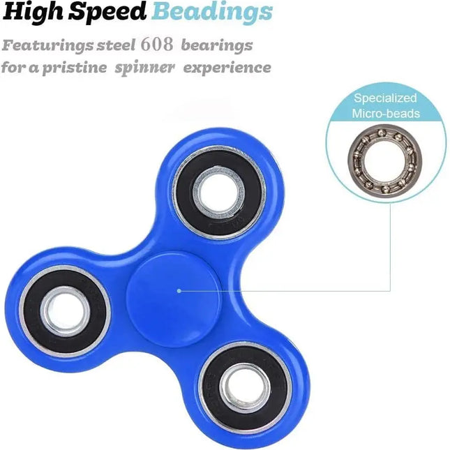 Fidget Spinners Toys Sensory Hand Fidget Pack Bulk Anxiety Toy Stress Relief Reducer Party Favors for Kids Kids Classroom Prizes