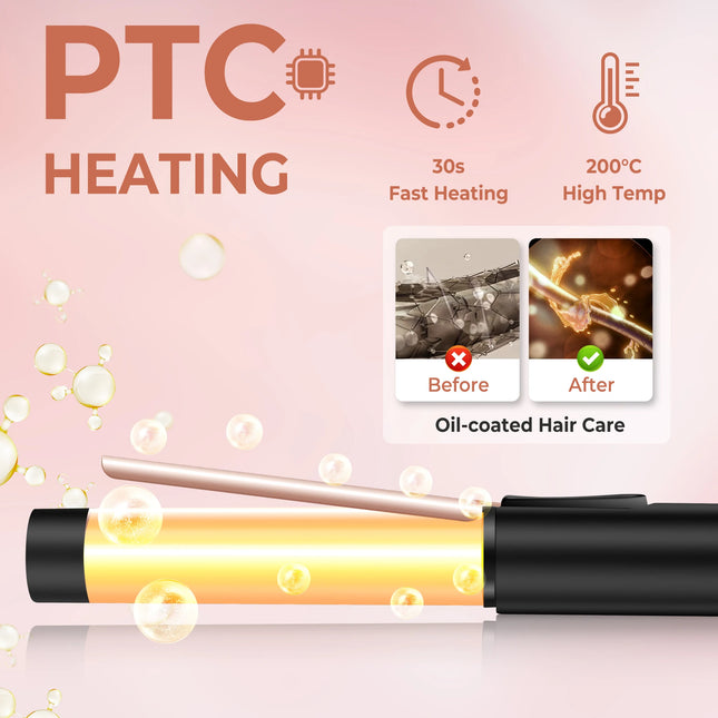 3 In 1 Ionic Hair Curler Straightener Professional Curling Iron Heated Hair Styling tool Anti-Scald Thermal iron Curl Wand