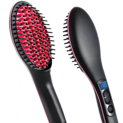 Electric Hair Straightening Brush Hot Comb Adjustable Temperature Hair Straightener Professional Women's Hair Heating Comb