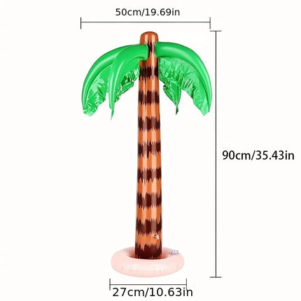 2pcs Inflatable Palm Tree Large Size Coconut Tree Beach Swimming Pool Party Decoration Balloon Tree Prop