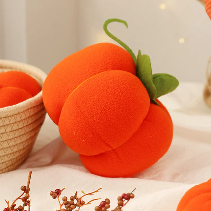 Simulation Plush Pumpkins Artificial Fall Harvest Halloween Decoration for Home Kitchen Farmhouse Thanksgiving Wedding Festival