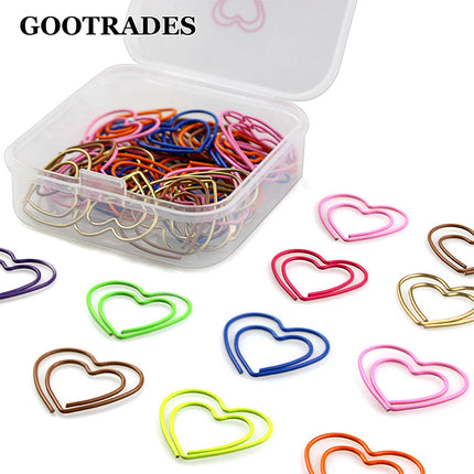 12/20/50pcs Special-shaped Paper Clips Gold Bookmark Clips, Cute Paperclips Planner Clips for Office School Supplies Decoration