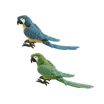 Artificial Parrot Model Bird Ornaments Cute Crafts Fake Parrot Decor Model for Garden Home Backyard Porch Indoor Outdoor