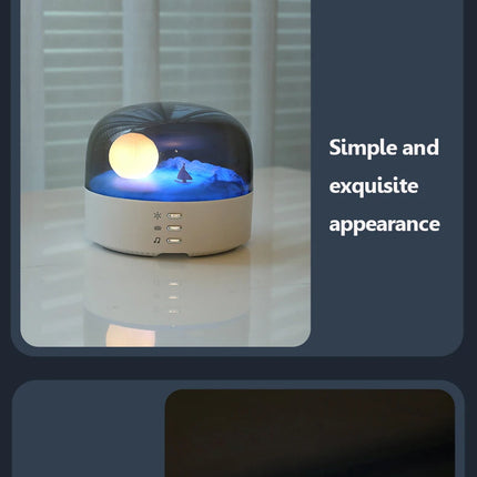 Mini Portable Bluetooth Speaker Ambient Light High Quality Sound Bluetooth Music Box with Dimming Soft Light Wireless Music Play