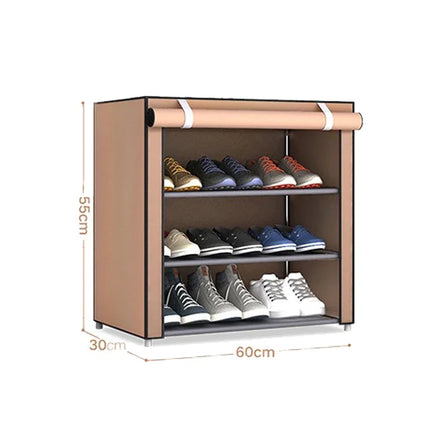 Multi-tier Combination Shoe Rack Home Bedroom Living Room Dustproof Storage Shoe Cabinet Dormitory Simple Shoe Organizer