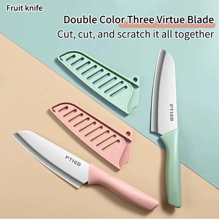 Delicate fruit knife Kitchen multi-purpose paring knife Stainless steel sharp Chef's knife Outdoor camping kitchen cooking tools