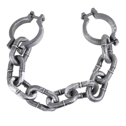 2024 New Halloween Plastic Simulation Chain Prisoner Decoration Haunted House Props Halloween Ornaments