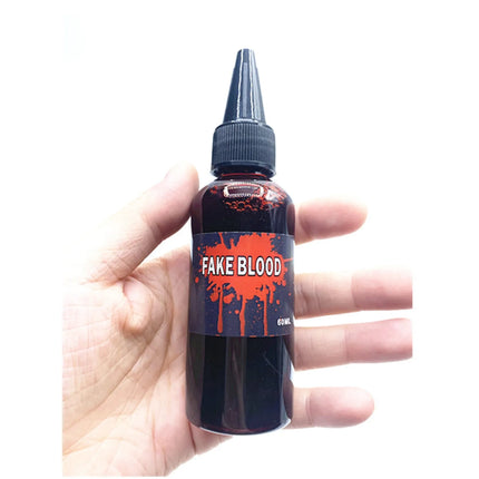 60ml Halloween Fake Blood Halloween Liquid Blood Drops Halloween Simulation Vampire Fake Blood Spray For Cosplay prop.