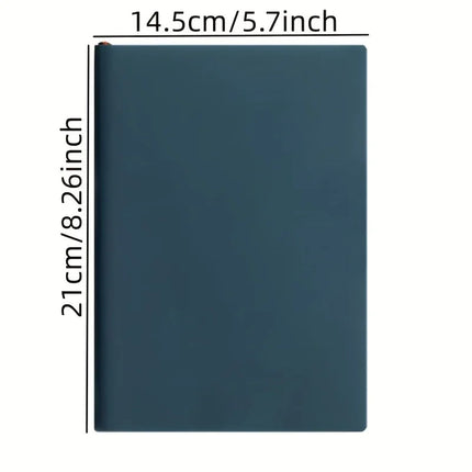 A5 Soft Leather Notebook With 120 Inner Pages, Waterproof Cover And Comfortable Touch