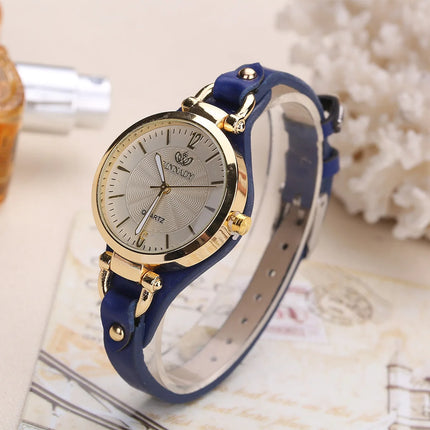 High Quality Women Watch Leather Strap Quartz Watches Ladies Casual Wristwatches Clock Gift Reloj Mujer