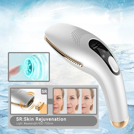 DEESS GP590 PLUS Unlimited Flashes Laser Epilator Permanent Painless Cool IPL Hair Removal Machine 0.9s With 3 Lenses(HR+AC+SR)