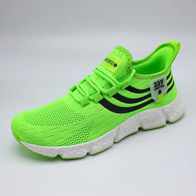 Green Men's Sneakers Breathable Running Shoes For Men Comfortable Classic Casual Shoes Women