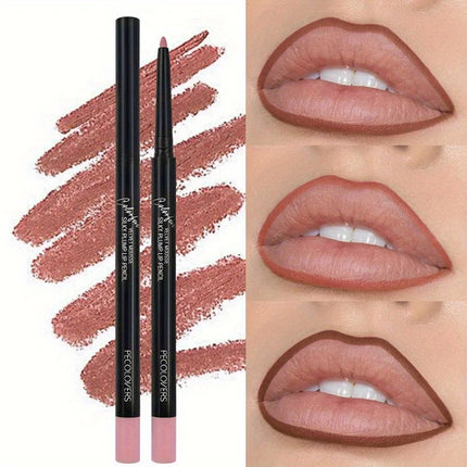 Velvet Misty Matte Lip Liner Pencil Non-fading Stereo Lip Liner Pencil Contour Line Makeup Lipliner Pen, Mother's Day Gift, 1pc