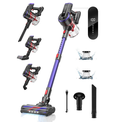 Buture 38000Pa Cordless Vacuum Cleaner Handheld 450W With Touch Display Smart Home Appliance for Carpets Hair 55 Mins