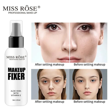 Miss Rose 100ml Makeup Fixing Setting Mist Photo Finish Primer Water Set & Refresh Spray