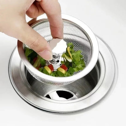 Kitchen Sink Filter Stainless Steel Sink Sewer Mesh Strainers Kitchen Tools Bathroom Floor Drains Hair Catcher Waste Plug Filter