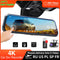 10 Inch Mirror Camera for Car Touch Screen Video Recorder Rearview mirror Dash Cam Front and Rear Camera Mirror DVR Black Box