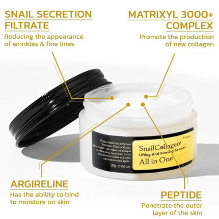 Snail Collagen Face Cream/Repair Essence Moisturizing Lifting Firming Smoothing Nourishing Cream Korean Cosmetics Skin Care