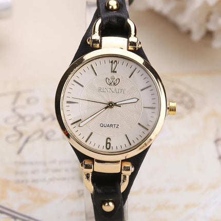 High Quality Women Watch Leather Strap Quartz Watches Ladies Casual Wristwatches Clock Gift Reloj Mujer