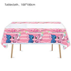 1PCS pink tablecloth