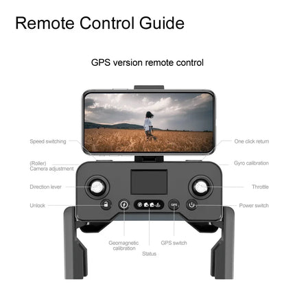 For Xiaomi V168 Drone 8K 5G GPS Professional HD Aerial Photography Dual-Camera Omnidirectional Obstacle Avoidance Drone Original