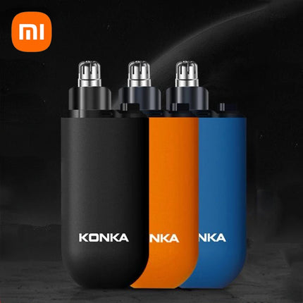 Xiaomi KONKA Nose Hair Trimmer Electric Nose Hair Shaver Portable Nose Hair Scraping Double-edged Shaver Head USB Rechargeable