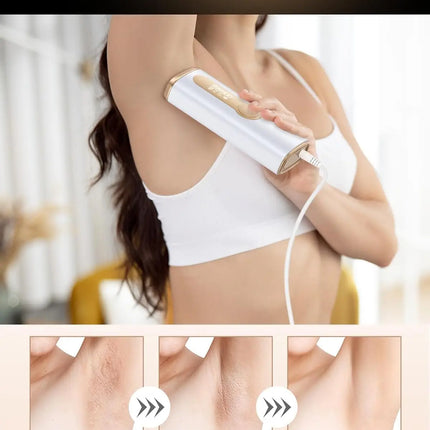 IPL Hair Removal Laser Ice Cooling 999900 Flashes HR/RA/SC 3 in 1 Painless for Armpits Legs Arms Bikini Line Women Men Home Use