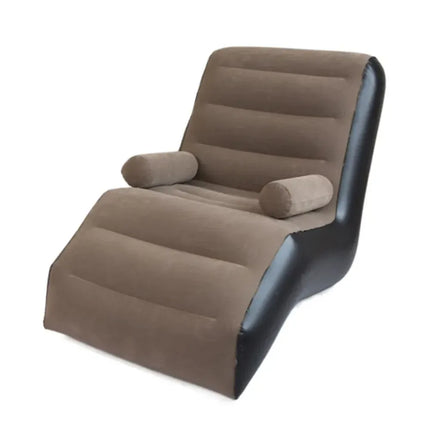 New Inflatable Lazy Sofa Fashionable Comfortable Lunch Break Recliner Indoor Foldable Bed Leisure Air Stool Furniture