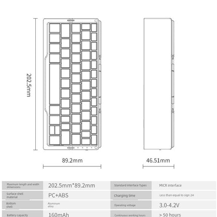 Apple Bow Foldable Android Wireless Bluetooth Keyboard