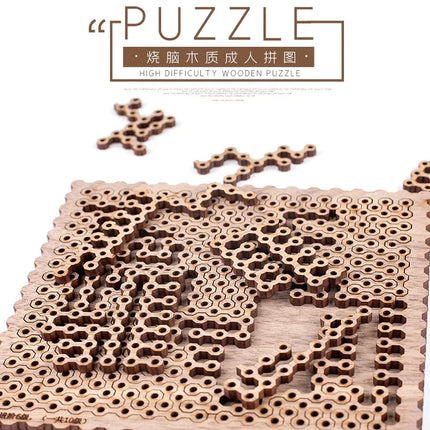 Impossible Adult Jigsaw Wooden Puzzles For Adults Games Brain Burning Wooden Puzzle Children 3D Puzzle Brain-teaser Puzzle Toys