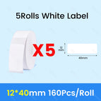 5Rolls 12x40mm