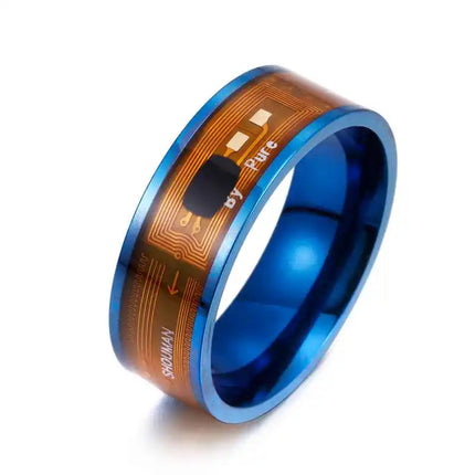 Fashion NFC Ring Magic Wear Chip NFC Smart Ring Wearable for Android Mobile Device Smart Jewelry Couple Stainless Steel Ring