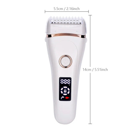 USB Rechargeable Women Painless Electric Epilator Beard Hair Removal Women's Shaving Machines Portable Female Hair Trimmer LCD