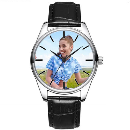 A4730 Custom Photo watch DIY watches Waterproof unisex for men women Lovers put your own image Personalized Birthday Gift