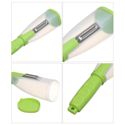 Peeler with Container Stainless Steel Multifunctional Fruit Knife with Storage Box for Vegetable Potato Home Kitchen Accessories