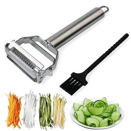 Stainless Steel Peeler Fruit Vegetable Melon Potato Carrot Cucumber Multifunction Grater Julienne Peeler Slice Home Kitchen Tool