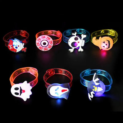 120PCS Halloween Glow Watch Horror Flash Prop Children's Watch Halloween Party Decorations Christmas decorations