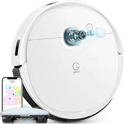 Vac 2 Pro Robot Vacuum Cleaner 3000Pa Suction 240mins Runtime Wet and Dry Cleaner Carpet Detection App Voice Control