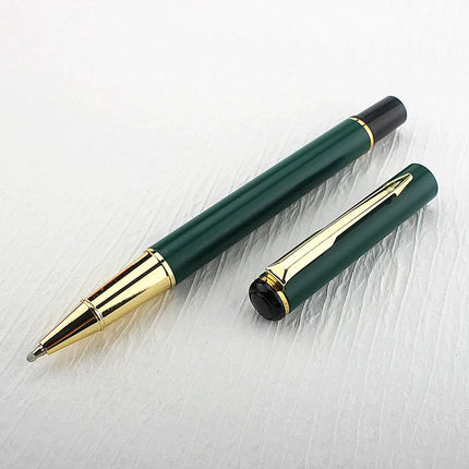 High Quality Classical Metal Green Rollerball Pen Office Stationery Fashion Lady Writing Gifts