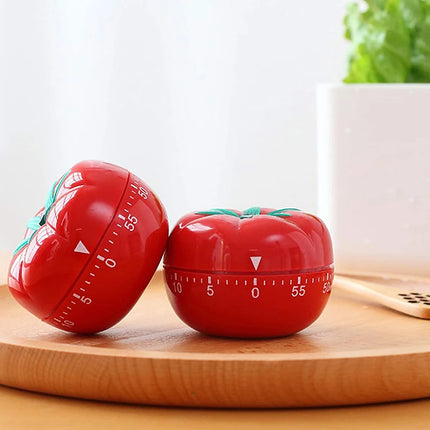 Tomato Shape Kitchen Timer Kitchen Craft Mechanical Wind Up 60 Minutes Timer 360 Degree Rotating Timer Kitchen Cooking Timer