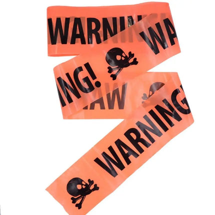 Halloween Warning Tape Signs Halloween Props Danger Warning Line New Isolation Belt Sign Halloween Home Garden Decoration