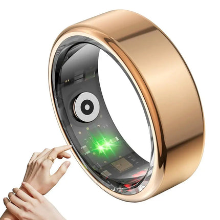 Multifunctional Smart Ring Health Tracker Heart Rate Body Temperature Blood Oxygen Monitor Waterproof Men Women